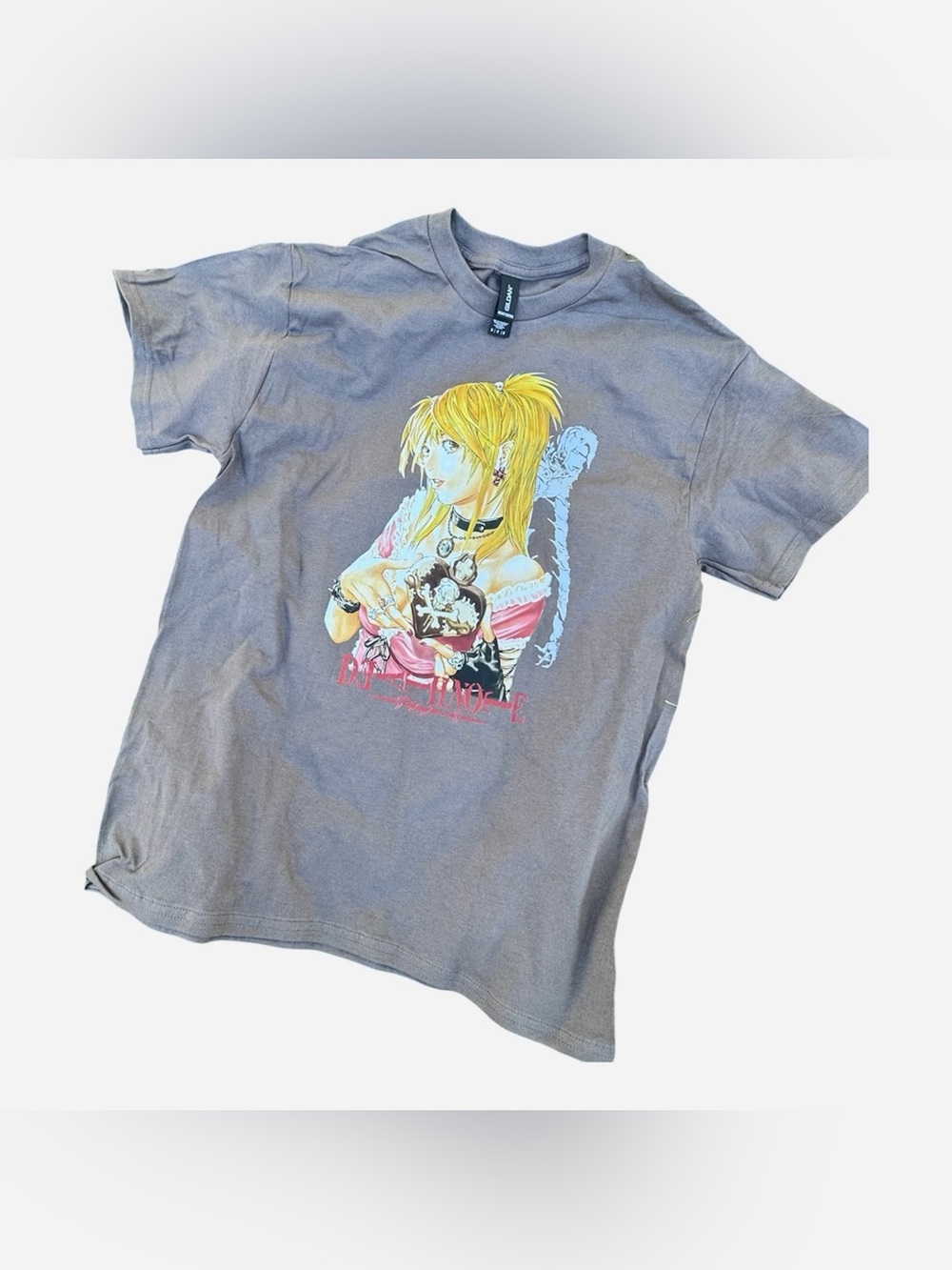 Gildan Death Note Misa Amane Anime Manga Goth Girl Men’s Tshirt Tee Medium